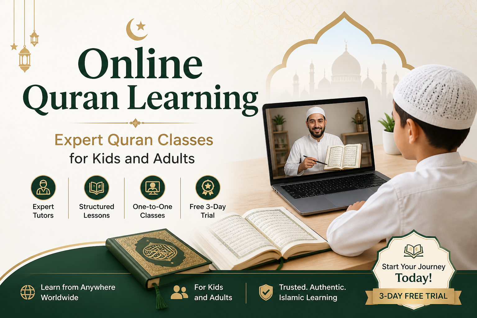 A Complete Guide to Choosing the Best Online Quran Classes with Free Trial